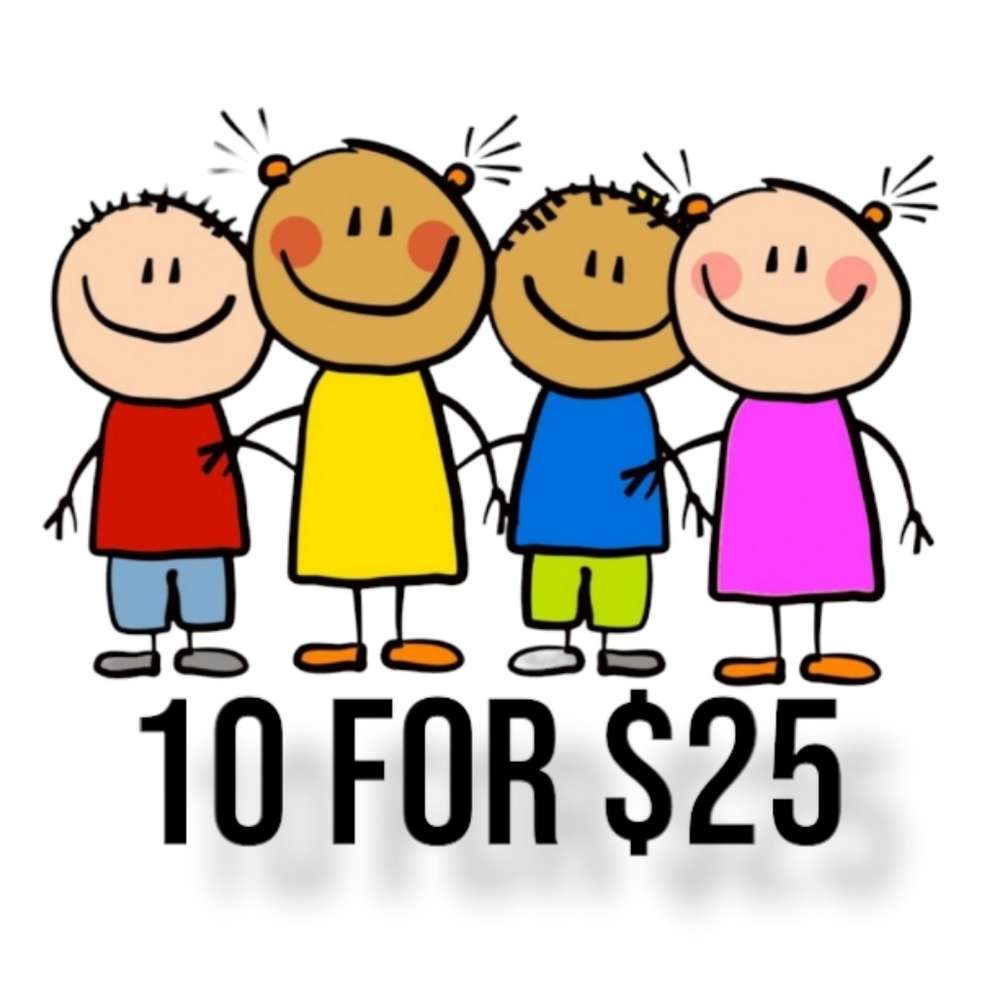 10 for $25